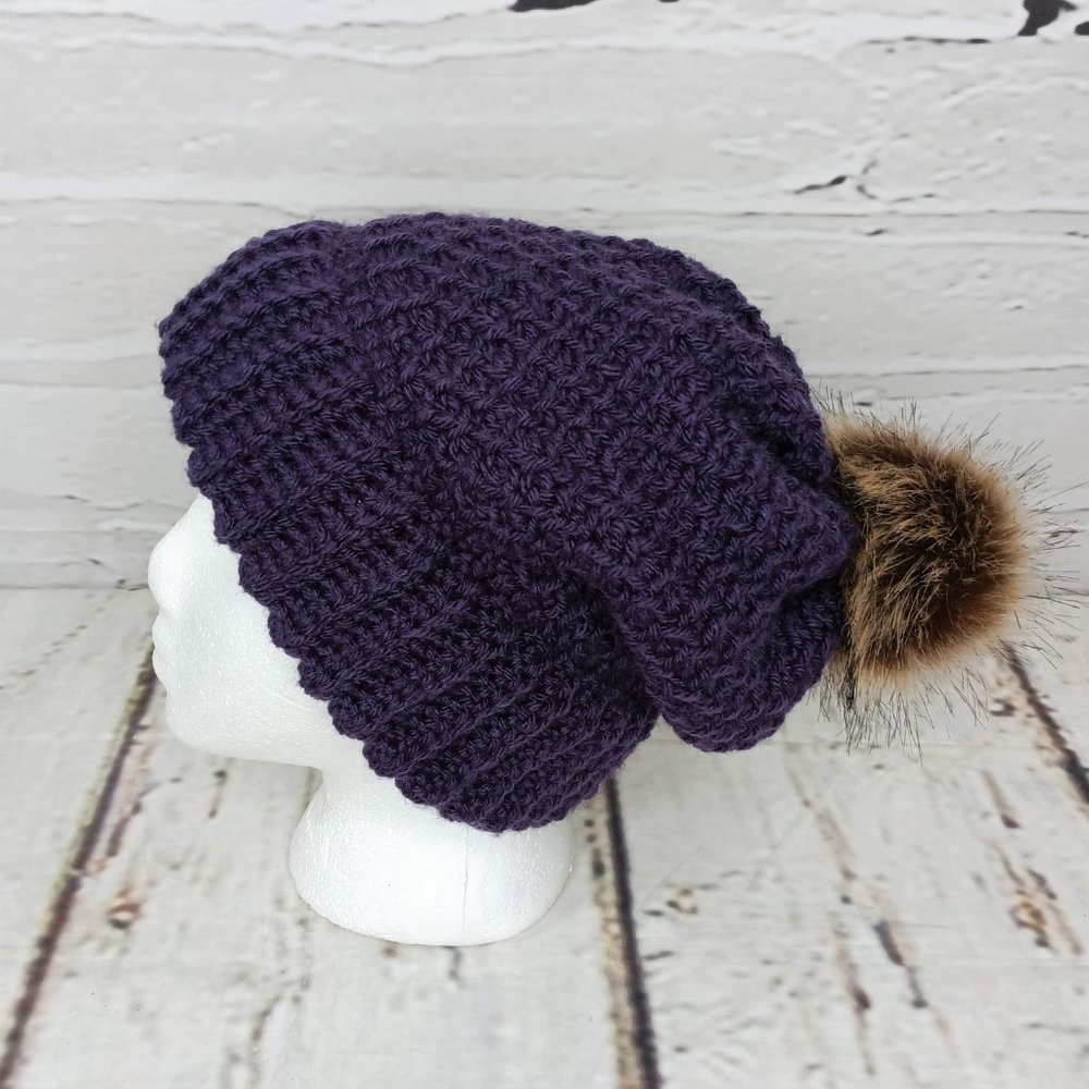 Duncan Street Designs Back in Brugge Handcrafted Slouchy Hat - Picture 6 of 6